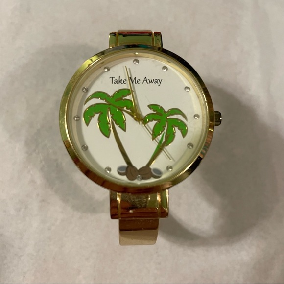 SOLD-Charming Charlie palm tree 🌴 watch - Picture 5 of 6